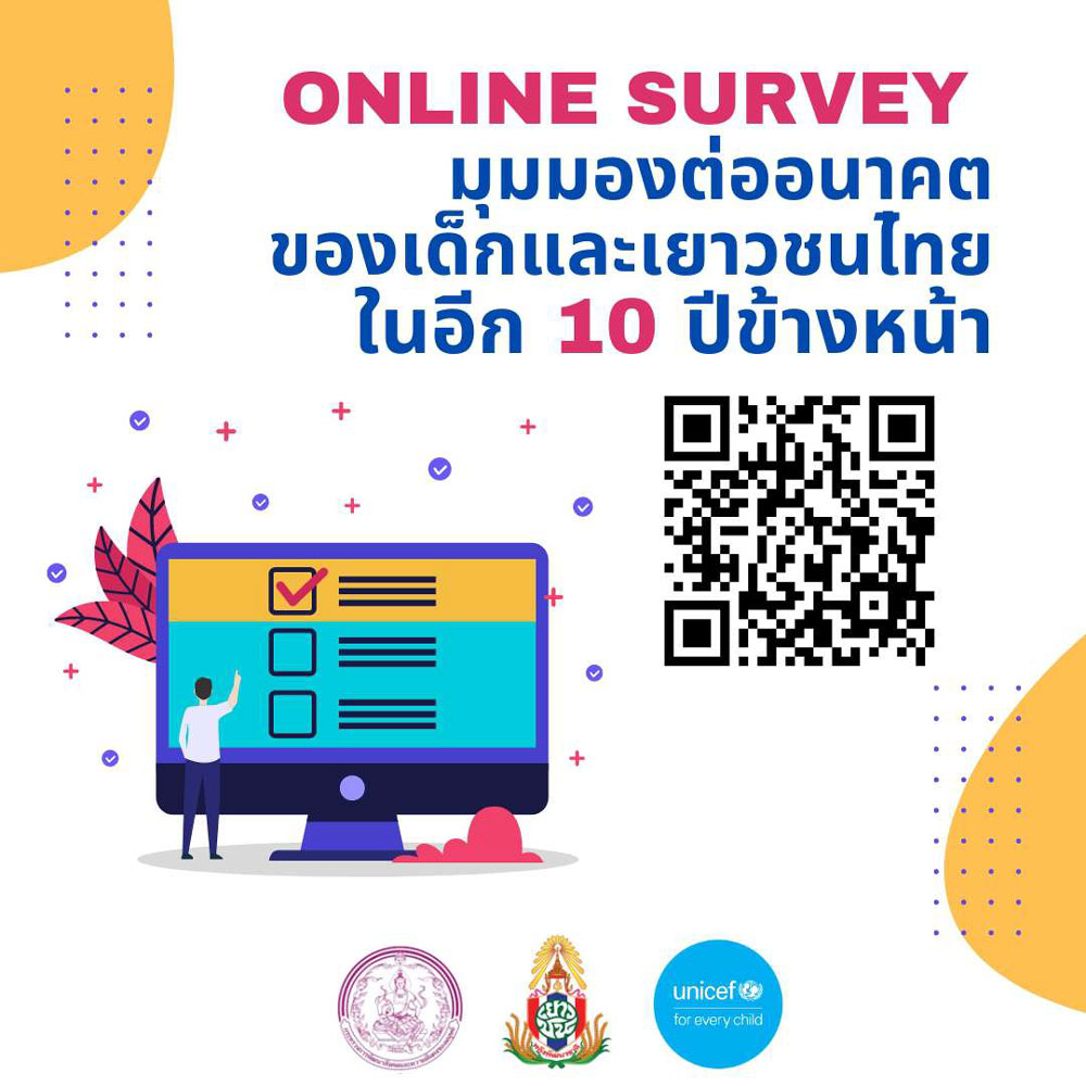 แบบสอบถาม เรื่อง “มุมมองต่ออนาคตของเด็กและเยาวชนในประเทศไทย” ปี 2567